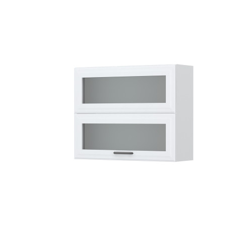 VISEČI ELEMENT ZA KUHINJO EVIA V7-90-2KSP S STKLENIMI DVIŽNIMI VRATI