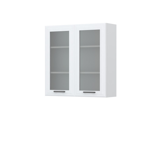 VISEČI ELEMENT ZA KUHINJO EVIA V9-90-2KS Z DVOJNIMI STEKLENIMI VRATI