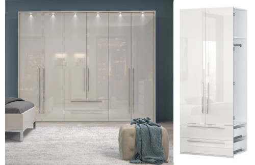 2-DELNA DODATNA GARDEROBNA OMARA S PREDALI PIANO DP22/PN