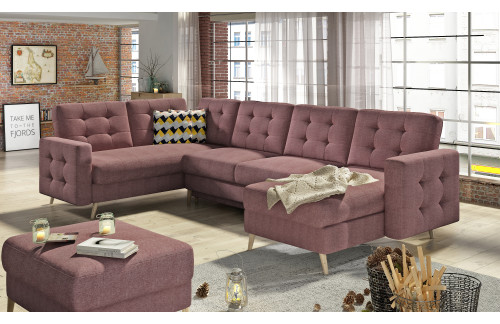 SEDEŽNA GARNITURA RETRO U (VEČ BARV)