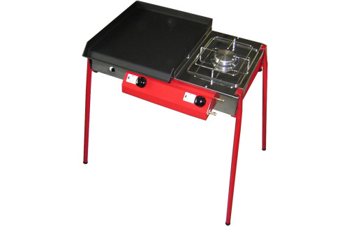 Plinski žar Gorenc, 65 x 40, s kuhalnikom, Fe plošča, z nogami