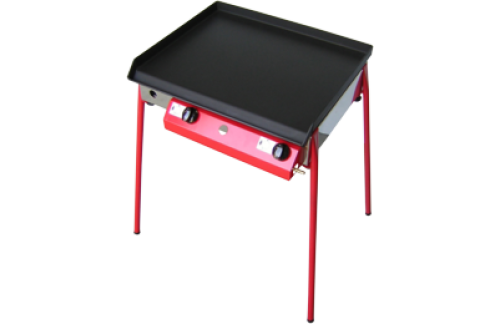 Plinski žar Gorenc, 51 x 40, Fe plošča, dva gorilnika, z nogami