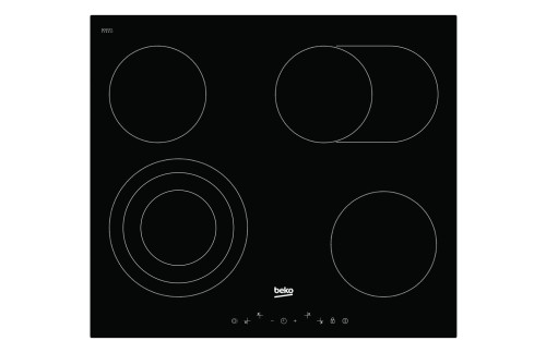 BEKO HIC64404T steklokeramična kuhalna plošča