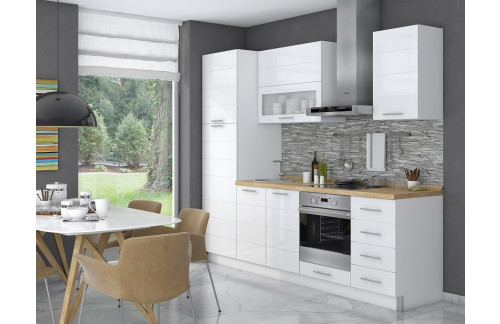 MODERJE KUHINJE JELA - Moderna Kuhinja Jela Highline 255 cm (TUDI PO MERI / NAROČILU)