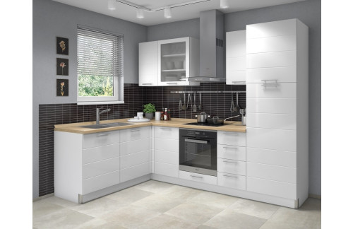 Moderna Kotna kuhinja Jela Highline 270x185 cm (TUDI PO MERI /  NAROČILU)