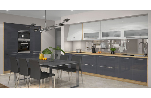 KUHINJE JELA: DVOJNA KUHINJA JELA HIGHLINE 5 (VEČ BARV) - TUDI PO MERI / NAROČILU