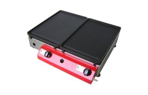 Plinski žar Gorenc, 51 x 40, litoželezna plošča, dva gorilnika, brez nog