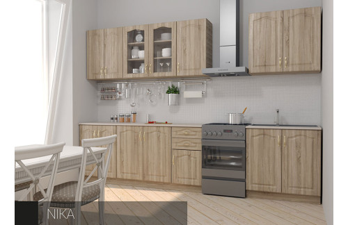 Kuhinja NIKA (260 cm) - Sonoma