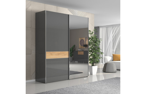 OMARA Z OGLEDALOM KALLA ONYX 180 CM