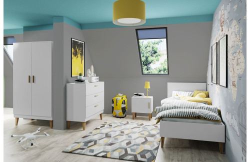 OTROŠKA SOBA KELLY - BELA