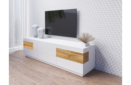 TV OMARICA STOCKHOLM 206CM BELA/HRAST