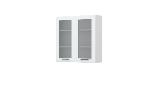 VISEČI ELEMENT ZA KUHINJO EVIA V9-90-2KS Z DVOJNIMI STEKLENIMI VRATI